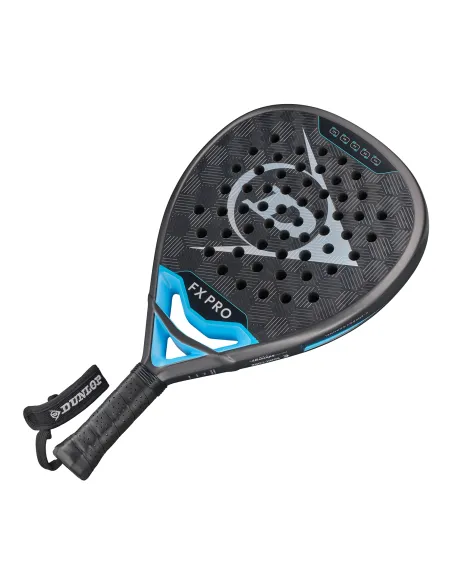Dunlop Fx Pro Gun Metal/Cyan/Metallic Silver | Time2Padel