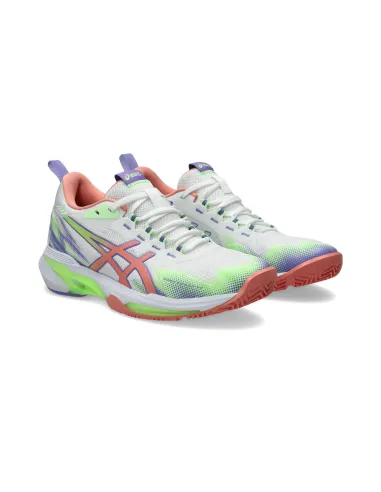 Asics Sonicsmash Ff Blanc Femme 1042A311 |ASICS |Chaussures de padel