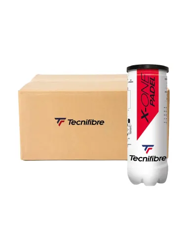 Box Of 24 Cans Of 3 Tecnifibre Padel X-One Balls | Time2Padel