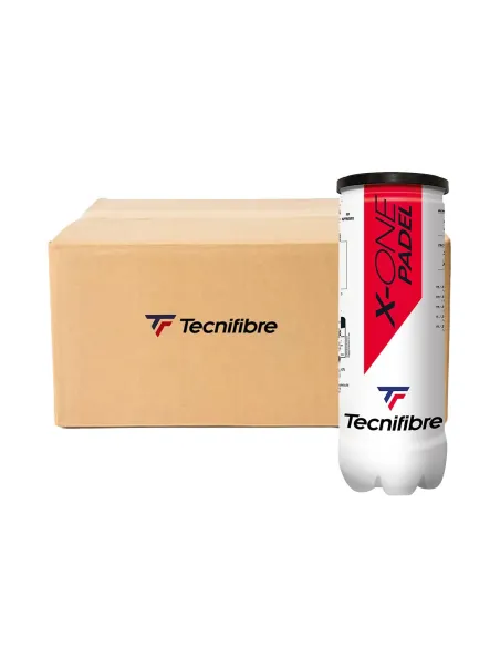 Box Of 24 Cans Of 3 Tecnifibre Padel X-One Balls | Time2Padel