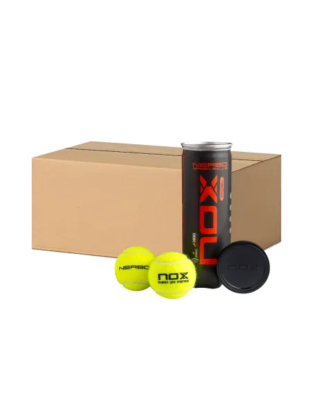 Caixa De 24 Latas De 3 Bolas Nox Nerbo | Time2Padel