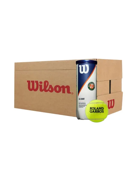 Caisse De 24 Boîtes De 3 Balles Wilson Roland Garros | Time2Padel