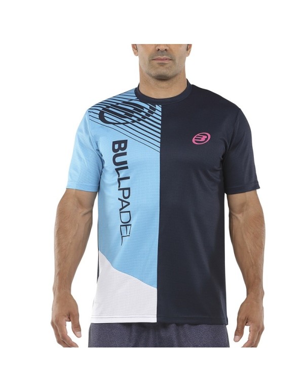 Bullpadel Carte 2021 Camiseta Azul |BULLPADEL |Roupa de remo BULLPADEL