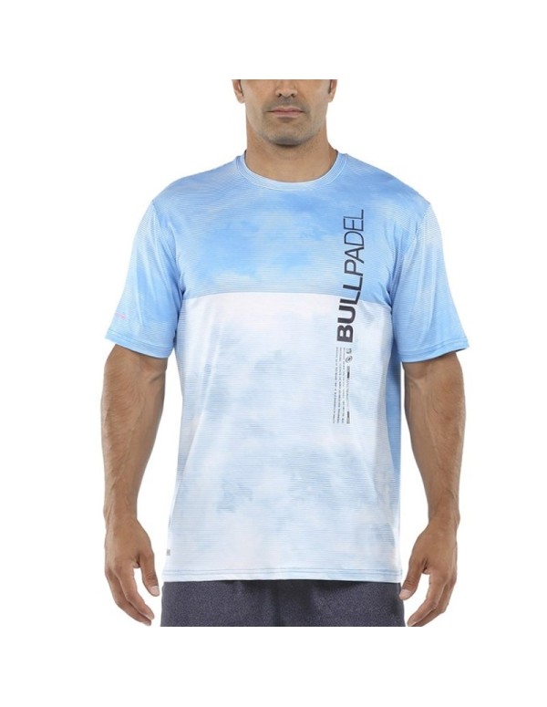 Bullpadel Mitu Camiseta Azul |BULLPADEL |Roupa de remo BULLPADEL