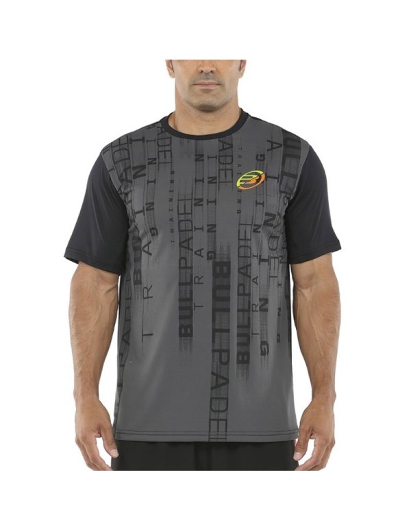 T-shirt noir Bullpadel Tepompo 2021 |BULLPADEL |Vêtements de pade BULLPADEL
