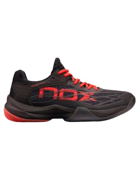 Nox At10 Lux Black Red Calatluxnero |NOX |NOX padel shoes