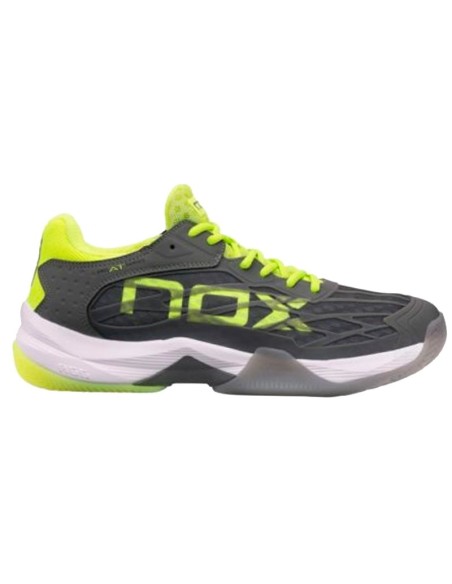 Nox At10 Lux Gray Yellow Fluor Calatluxgraf |NOX |NOX padel shoes