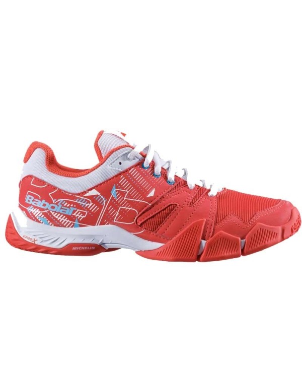 Chaussures Babolat Pulse W Rouge |BABOLAT |Chaussures de padel BABOLAT