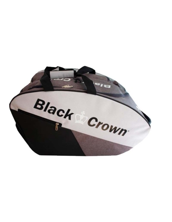 Paletero Black Crown Calm Negro-Gris |BLACK CROWN |Paleteros pádel