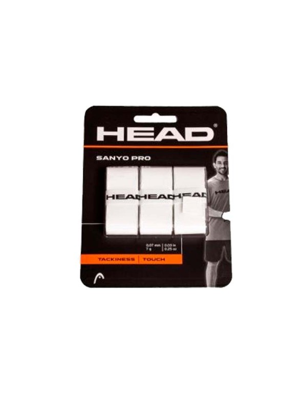 Head Tripack Sanyo Pro Blanc |HEAD |Surgrips