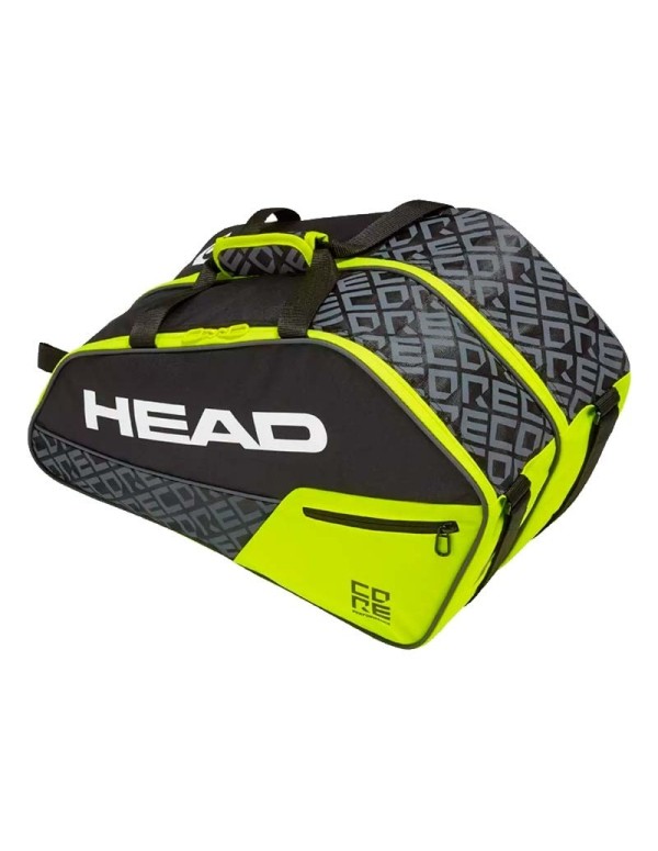 Saco Padel amarelo Head Core Padel |HEAD |Bolsa raquete HEAD