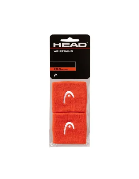 Munhequeiras Head 2.5" Laranja |HEAD |Punhos Munhequeiras Head 2.5" Laranja |HEAD |Punhos