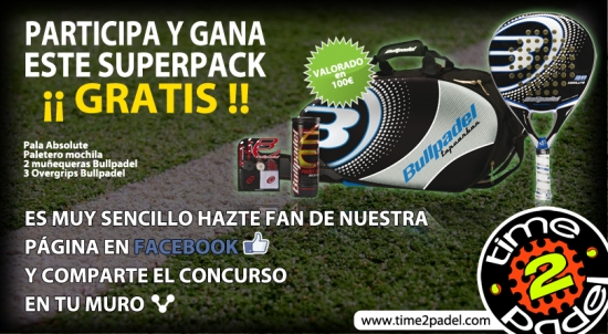 Participa y gana este SuperPack de Pádel| Noticias y novedades del mundo del pádel