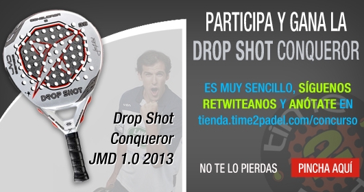 Sorteo pala de pádel Drop Shot Conqueror JMD 1.0 â€“ Concurso Facebook y Twitter| Noticias y novedades del mundo del pádel