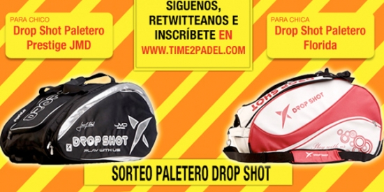 Sorteo paletero de pádel Drop Shot Prestige JMD o Florida| Noticias y novedades del mundo del pádel