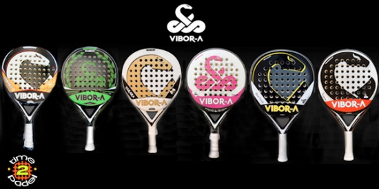 Palas de pádel de la marca Vibor-a Time2Padel