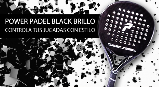 Disfraces Por destilación Análisis/Opinión pala de padel Power Padel Black Brillo | Time2Padel