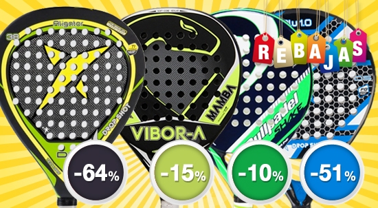 Ofertas de palas de padel en las rebajas 2014| Noticias y novedades del mundo del pádel