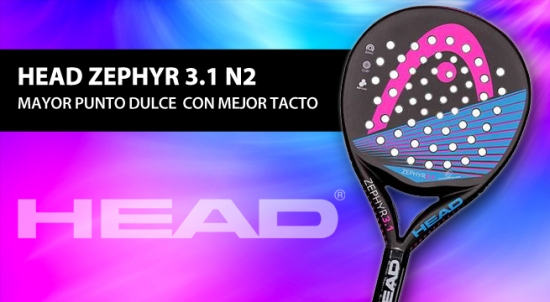 Análisis/Opinión pala de padel Head Zephyr 3.1 N2 2015 Time2Padel