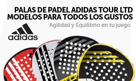 Palas de padel Adidas Tour LTD, modelos para todos los gustos| Noticias y novedades del mundo del pádel