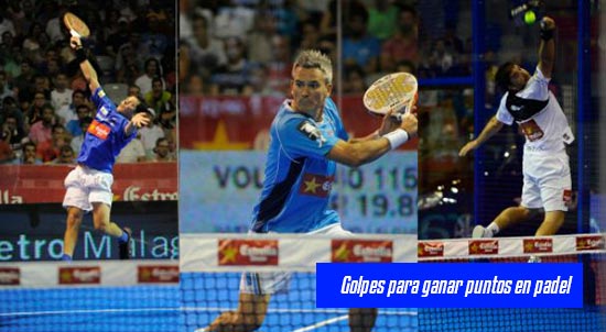 Golpes para ganar puntos en padel| Noticias y novedades del mundo del pádel