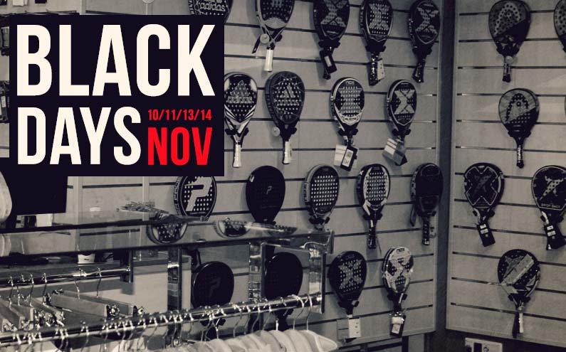 Llegan los Black Days a Time2Padel Plaza Castilla| Noticias y novedades del mundo del pádel