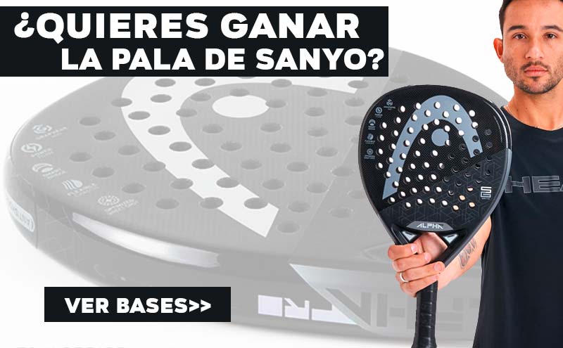 Sorteo: ¿quieres ganar la pala de Sanyo?| Noticias y novedades del mundo del pádel