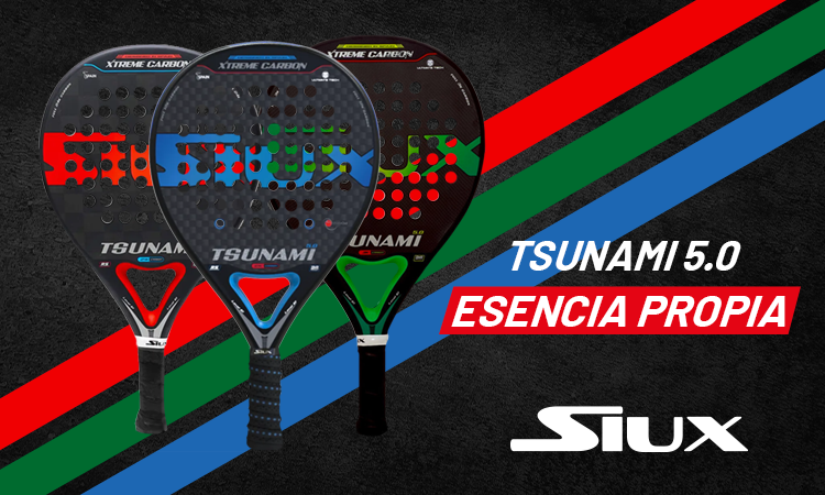 Siux Tsunami 5.0, tres modelos con esencia propia| Noticias y novedades del mundo del pádel