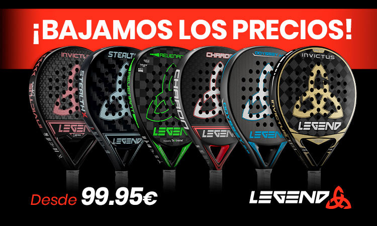 ¿Listo para ahorrar? ¡Las palas de pádel Legend bajan de precio!| Noticias y novedades del mundo del pádel