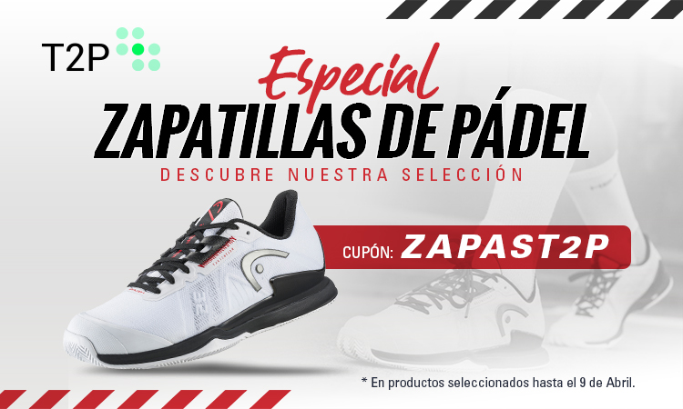 Especial de zapatillas Time2Padel: 15% de descuento adicional| Noticias y novedades del mundo del pádel