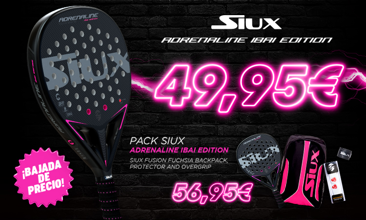 Siux Adrenaline, una pala con estilo| Noticias y novedades del mundo del pádel