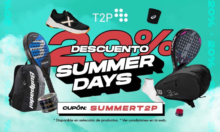 SUMMER DAYS, 20% de descuento EXTRA en pádel| Noticias y novedades del mundo del pádel